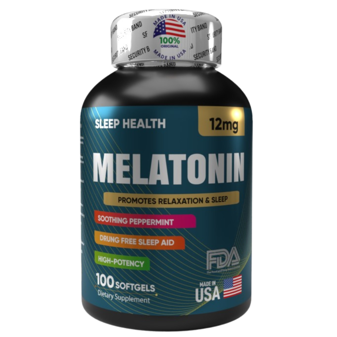 Melatonina 12mg - El Sueño Profundo que tu Cuerpo Merece